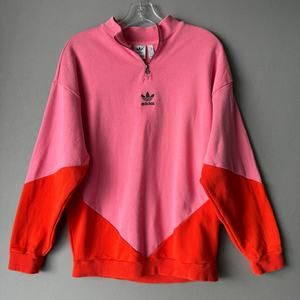 Adidas Sweatshirt Size S Pink‎ and Red retro vintage style